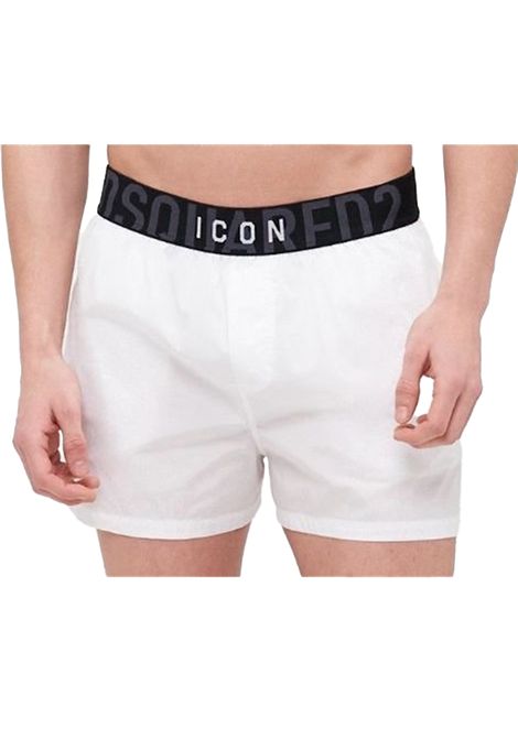 Costume Dsquared2  Swimwear uomo D7B646260100 bianco icon DSQUARED2 SWIMWEAR | Costumi | D7B646260100